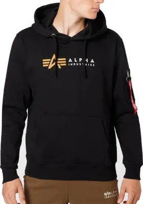 Produktbild von ALPHA INDUSTRIES ALPHA LABEL HOODY Schwarz
