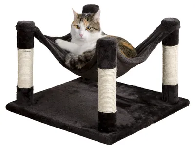 Productafbeelding van Kattenhangmat Samira, 49x49x32 cm, antraciet