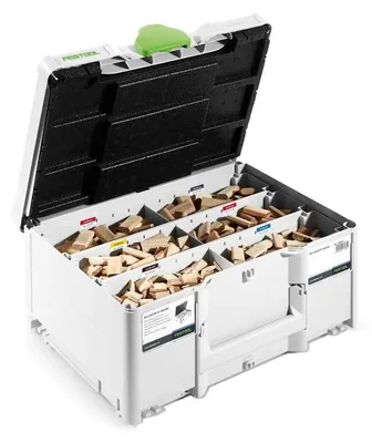 Produktbild von Festool DOMINO Dübel Buche Sortiment stabile Verbindungen schnell griffbereit
