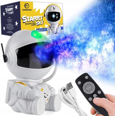 Produktbild von Astronaut Star Projektor 8 Led Modi Mit Fernbedienung Nachtlicht Für Kinder