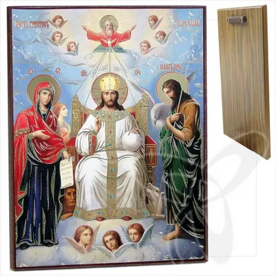 Produktbild von Ikone Zar des Ruhmes Holz 30 x 40 Царь Славы икона ikona Вседержитель