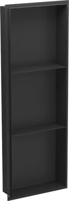 Produktbild von Mexen X-Wall-NR Einbauregal ohne Rahmen mit Ablage 90 x 30 cm, Schwarz - 1971903010S