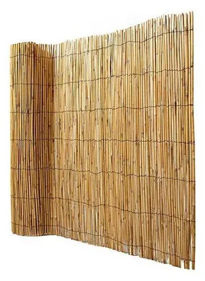 Zdjęcie produktu dla Mata bambusowa, naturalny bambus, 1 x 3 m, osłona prywatności 2/5