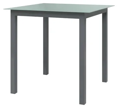 Produktbild von Gartentisch Hellgrau 80x80x74 cm