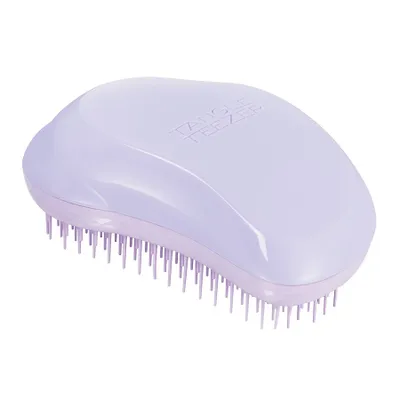 A lilac cloud Tangle Teezer hairbrush is shown against a white background.