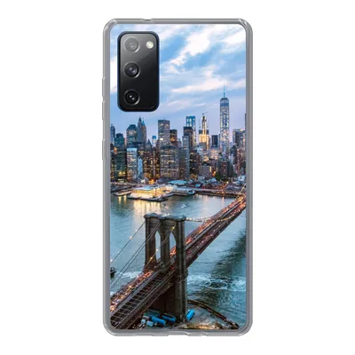 Produktbild von MuchoWow® Handyhülle Schutzhülle Hülle für Samsung Galaxy S20 FE New York - Skyline - Brücke Silikon Softcase Handy Hülle - Abdeckung