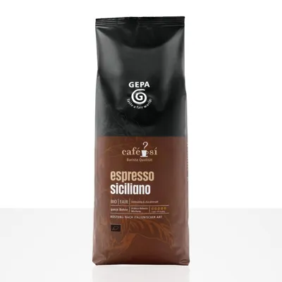 Produktbild von Gepa Cafe Si Espresso Siciliano 4 x 1kg Kaffeebohnen