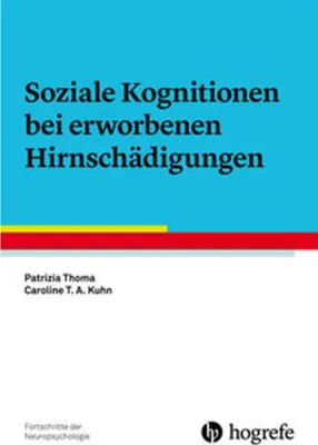 Obrázok produktu pre Soziale Kognitionen bei erworbenen Hirnschädigungen