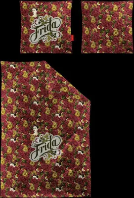 Produktbild von Irisette Flausch-Baumwolle Bettwäsche-Garnitur Monte 8584 Farbe rot 155x200+80x80cm