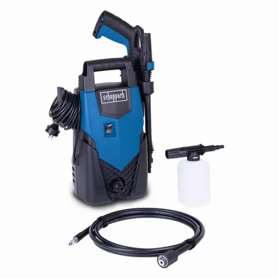 Produktbild von Scheppach Elektro Hochdruckreiniger HCE1400 - 1400W | 110bar | 6,8L/min | Quick-Connect-System | inkl. Zubehör