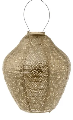 Produktbild von LUMIZ Solarlaterne für Außen - Gartenbeleuchtung - Solarlampen - Gartendeko - Jar - 30cm - Gold