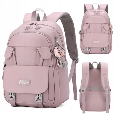 Produktbild von Schulrucksack für Mädchen - Ab 1 Klasse - Wasserabweisender Rucksack - Rosa