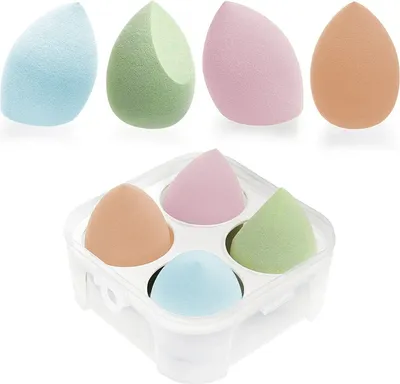 Produktbild von Make-up Schwamm Set mit 4 Kosmetikschwämmen, Schönheitspads, Schwammschwämmen