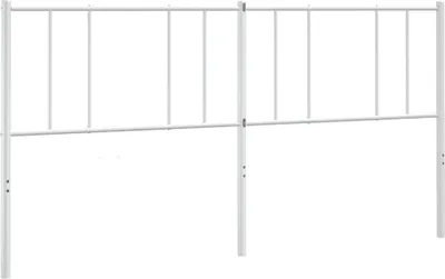 Produktbild von vidaXL Ersatz-Kopfteil Metall Weiß 180 cm