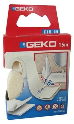 Produktbild von Doppelseitiges Schaumstoffband - 19 mm x 15 m - Weiß
