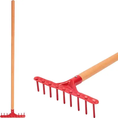 Immagine prodotto di Rastrellino da giardino Strend Pro Herrison 9357, 9 denti, rastrello mini, con manico