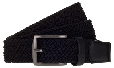 Produktbild von MUSTANG Gürtel 35mm Braided Leather Belt W95 Black schwarz