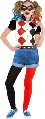Produktbild von Harley Quinn Lizenz Kostüm für Kinder