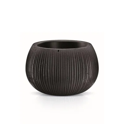 Immagine prodotto di Květináč BETON BOWL s vkladem 23,8 cm - barva: černá