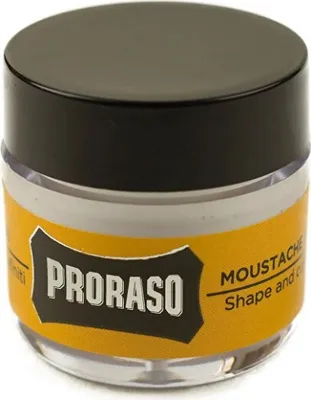 Produktbild von Proraso Wood And Spice Schnurrbartwachs Moustache Wax 15 g