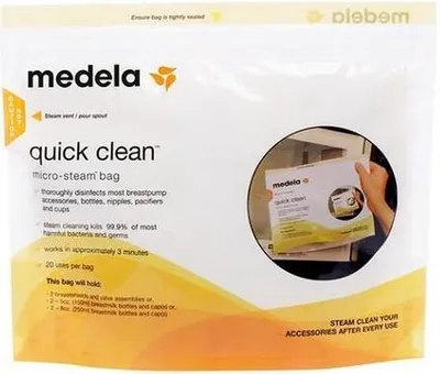 Image de Sacs de stérilisation à la vapeur pour micro-ondes de Medela