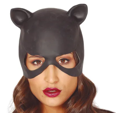 Productafbeelding van Zwarte kattenmasker voor dames