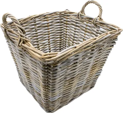 Produktbild von Ratanový kôš na palivové drevo - cca 53x53x53 cm - Úložný kôš