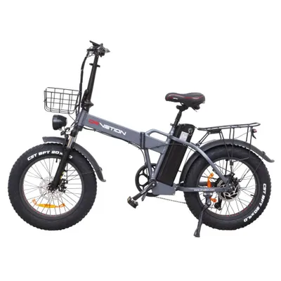 Productafbeelding van Elektrische fiets DrveTion AT20 - 48V20Ah batterij bereik 60-90KM schijfrem - Zwart grijs