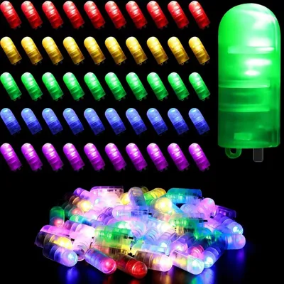 30 Mini-LED-Lampen, bunt, batteriebetrieben, Innen