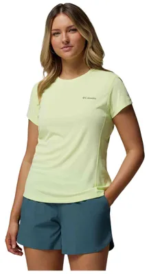 Produktbild von T-Shirt Columbia Camiseta Columbia Zero Rules Light manga corta amarillo pálido mujer für Damen