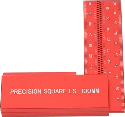 Image de Equerre d'usinage 100mm Alliage d'aluminium Outil multifonctionnel de haute précision Règle d'angle droit de type L