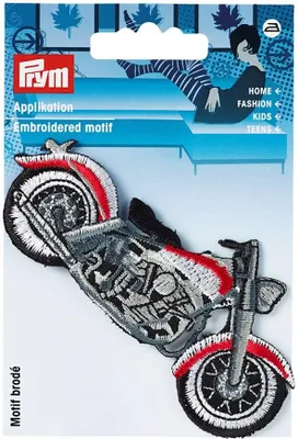 Obrázek produktu pro Nášivka motorka, nažehlovací