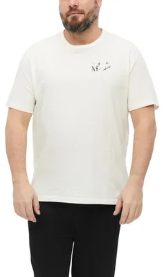 Produktbild von s.Oliver Herren T-Shirt – Big Size Fit, Flammgarn, Frontprint