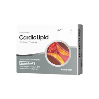 Zdjęcie produktu dla CardioLipid zbiór naturalnych składników wspierających układ krwionośny Activlab Pharma