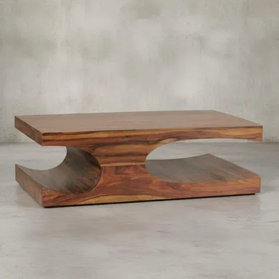 Couchtisch TEKO Massivholz_ 2 Ablagefächer_ 118x38x70 cm_ handgefertigt_ pflegeleicht - KADIMA DESIGN_Farbe_ Braun_ Größe_ 118x70x38 cm_#sku_BARWL1.521#