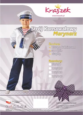 Produktbild von Kraszek 770 MARYNARZ I, Kind, Mehrfarbig, Mehrfarbig, 1 Stück(e)