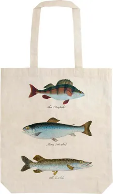 Produktbild von Torba bawełniana STBAG18 Ryby Shopperka na ramię