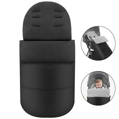 Produktbild von Kinderwagen Fußsack, Winter Warmer Schlafsack, Universal Wasserdichter Winddichter Dicker Fußsack, für Kinderwagen