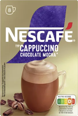 Obrázek produktu pro Nescafe Typ Cappuccino Chocolate Mocha 8x17g Packung 136g