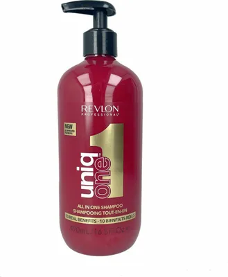 Produktbild von Revlon UniqOne All in one Shampoo, 490 ml, Shampoo, Professionell, Frauen, Gefärbtes Haar, beschädigtes Haar, trockenes Haar, Alle Farben