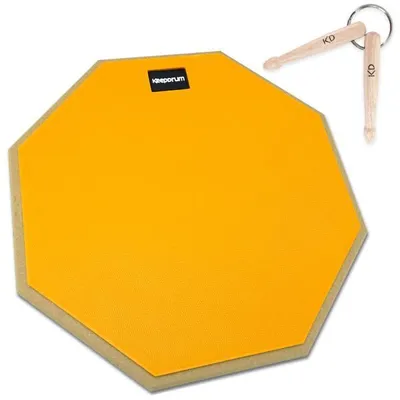 Produktbild von keepdrum Übungspad Orange 12 Zoll mit Anhänger