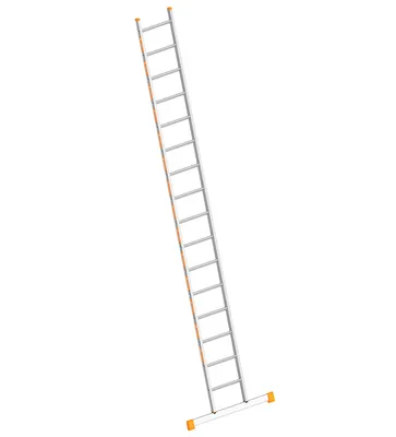 Produktbild von Layher Topic 1054 Anlegeleiter mit Quertraverse 16 Sprossen