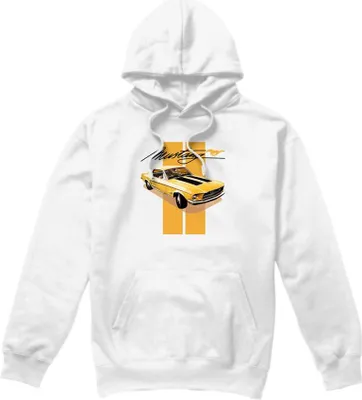 Imagen del producto de Ford - Sudadera con capucha "Mustang Stang" uni para hombre/mujer, modelo TV32445 (talla S), color blanco