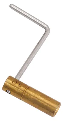 Produktbild von SELVA Kurbelschlüssel für Regulateur, aus Messing mit Stahlgriff