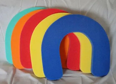 Produktbild von Schwimmkragen Schwimmbrett Hufeisen 560x520x38 mm Auftriebshilfe Schwimmhilfe blau