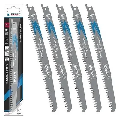 Zdjęcie produktu dla Brzeszczoty do piły szablastej drewno 300MM 6TPI zestaw 5 sztuk