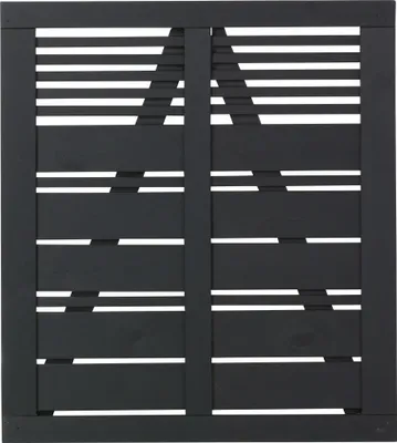 Produktbild von Plus Einzeltor Silence 100 x 110 cm schwarz