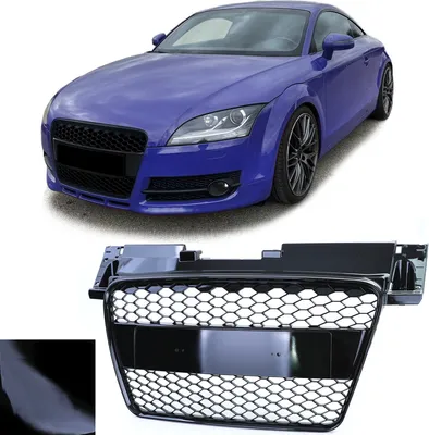 Produktbild von Kühlergrill Sportgrill Wabengrill Grill Schwarz Glanz für Audi TT 8J Vorfacelift