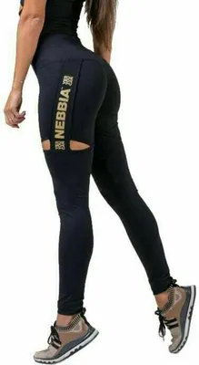 Produktbild von Nebbia Honey Bunny Leggings Black S Fitness Hose