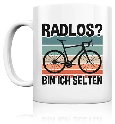 Fahrradbecher, 1 Tasse, spülmaschinengeeignet, mikrowellengeeignet